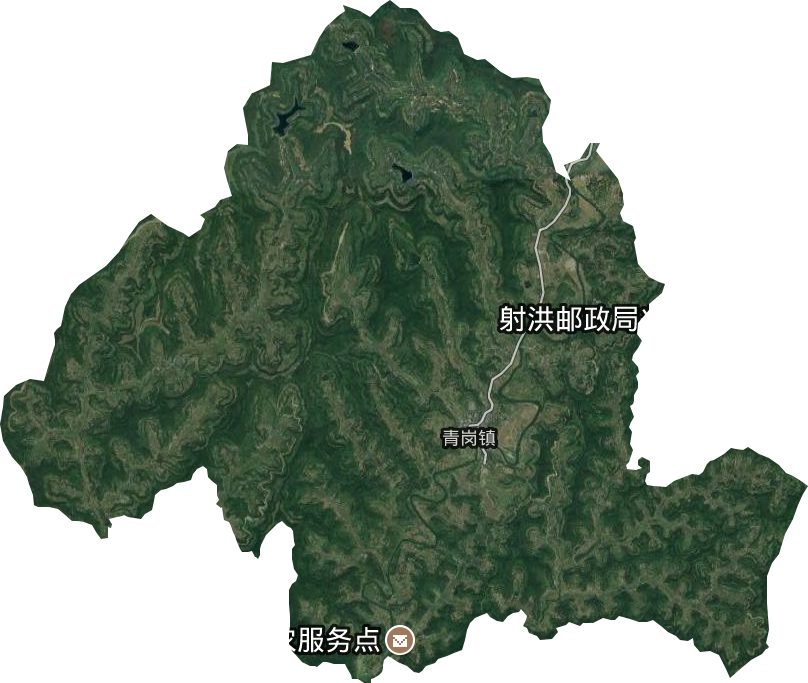 青崗鎮(zhèn)衛(wèi)星圖