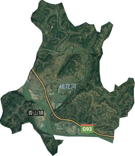 香山鎮(zhèn)衛(wèi)星圖