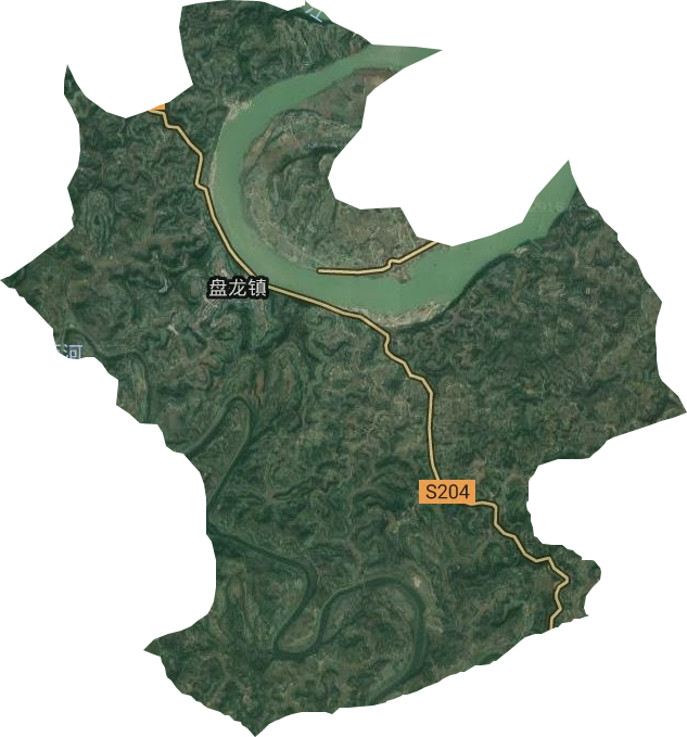 盤龍鎮衛星圖