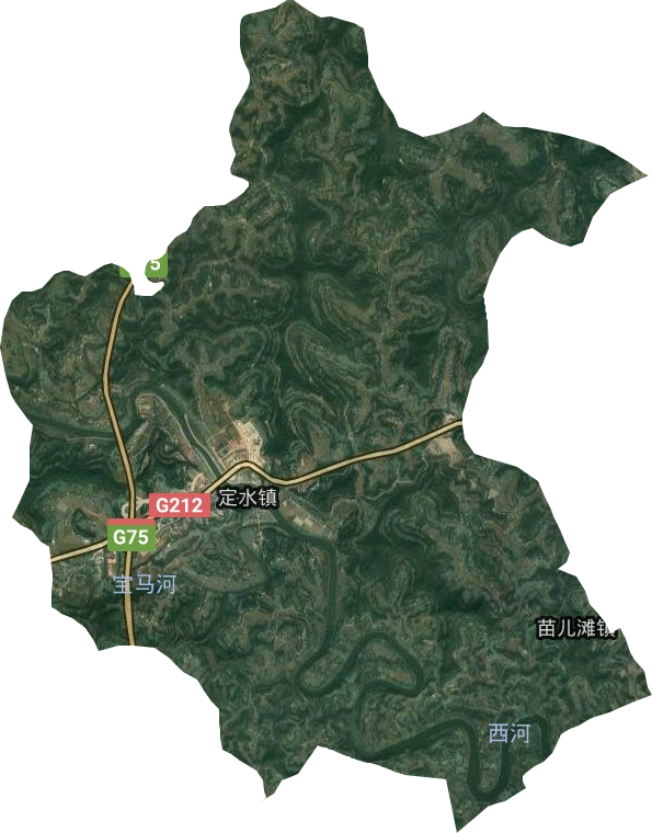 定水鎮衛星圖