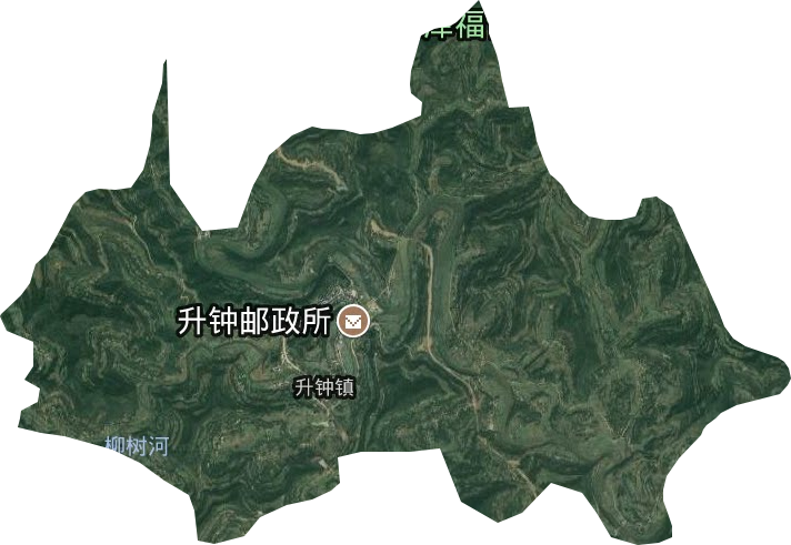 升鐘鎮衛星圖