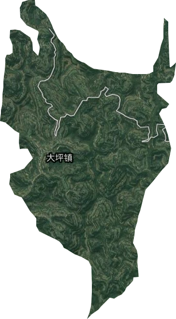 大坪鎮衛星圖