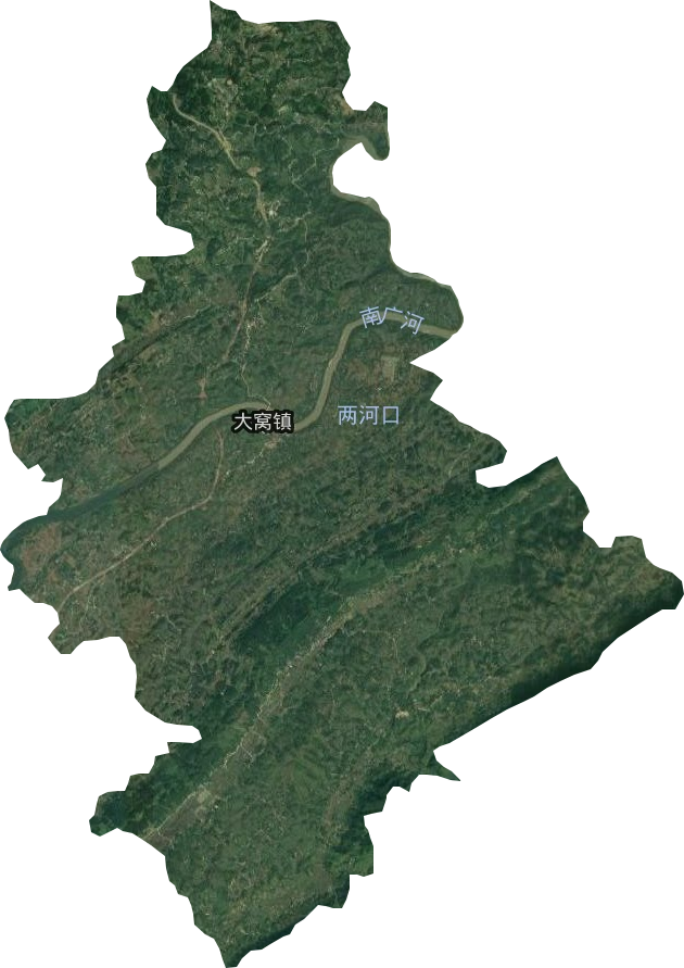 大窩鎮衛星圖