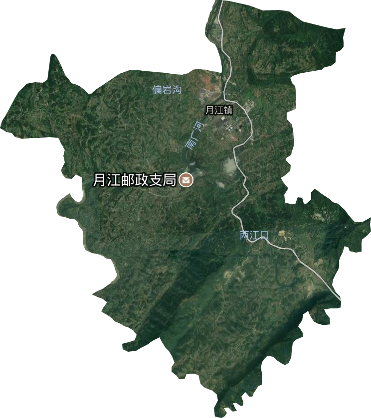 月江鎮衛星圖