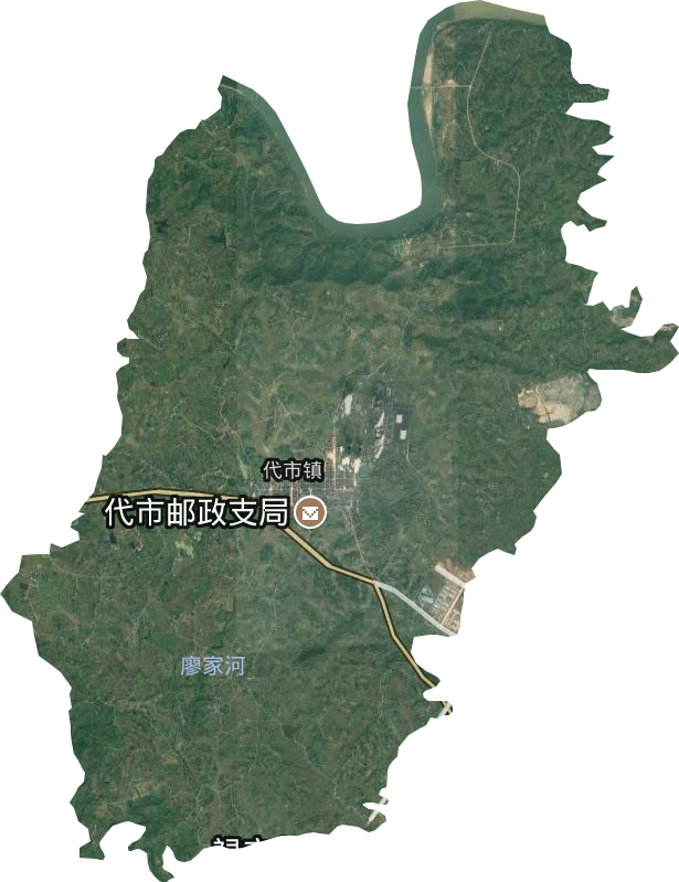 代市鎮衛星圖