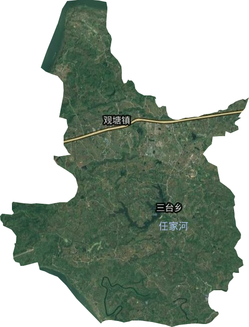 觀塘鎮衛星圖