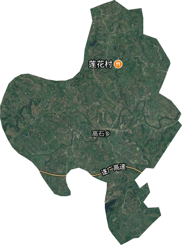 高石鄉衛星圖