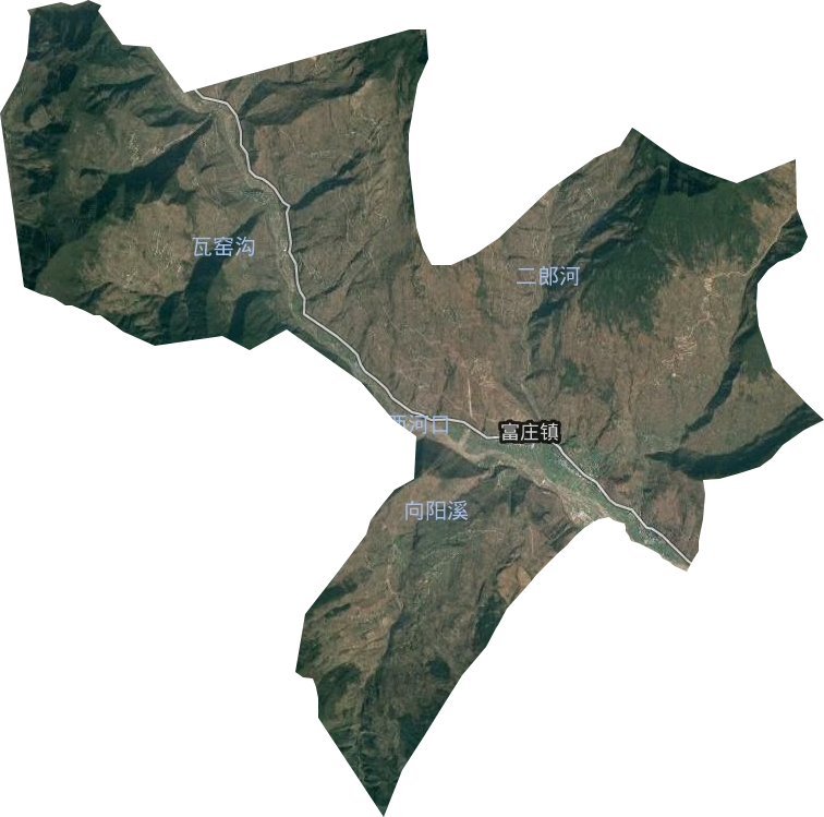 富莊鎮衛星圖