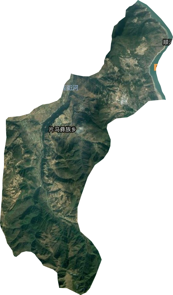 片馬彝族鄉衛星圖