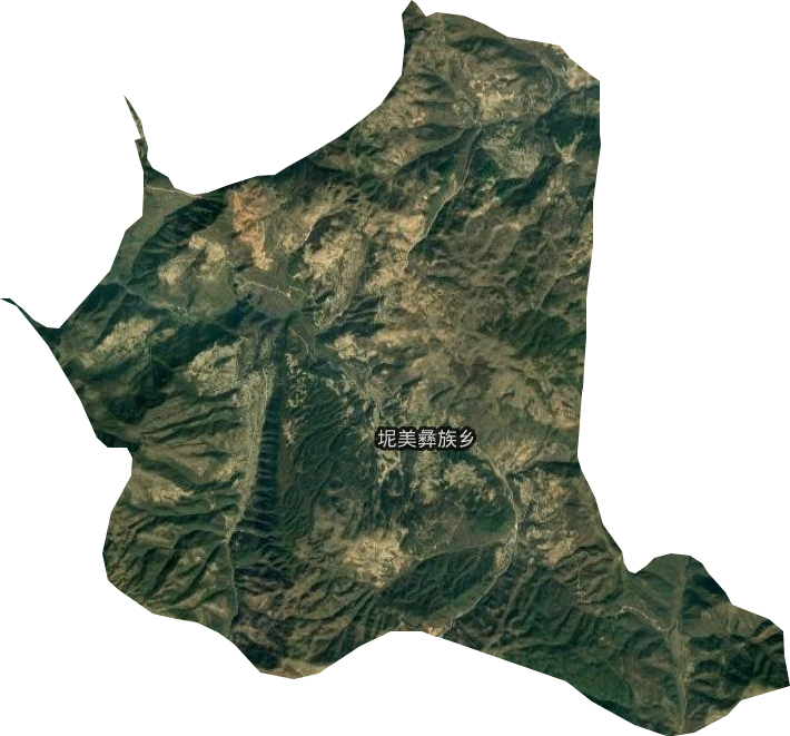 坭美彝族鄉衛星圖