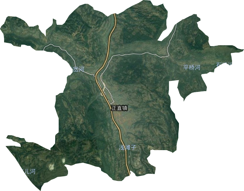 正直鎮(zhèn)衛(wèi)星圖