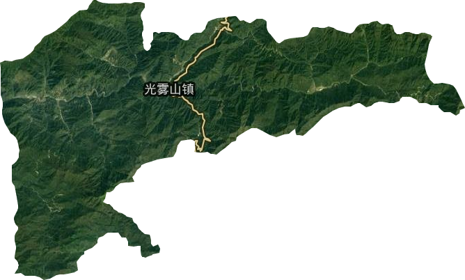 光霧山鎮衛星圖