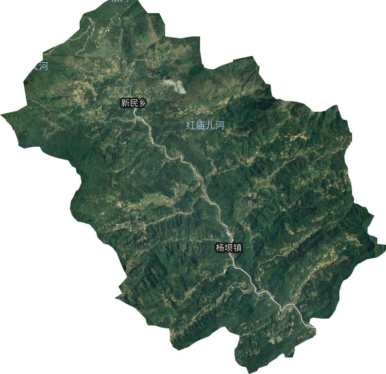 楊壩鎮衛星圖