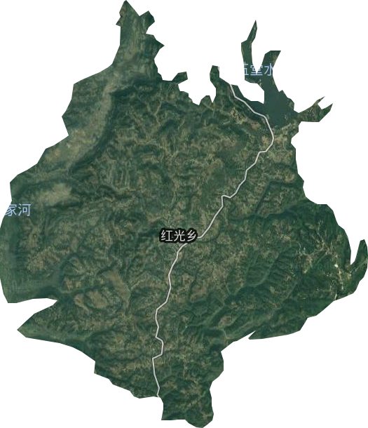 紅光鄉衛星圖