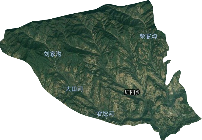 紅四鄉衛星圖