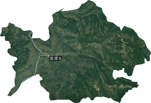 黑潭鄉衛星圖