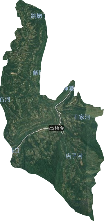 高橋鄉衛星圖