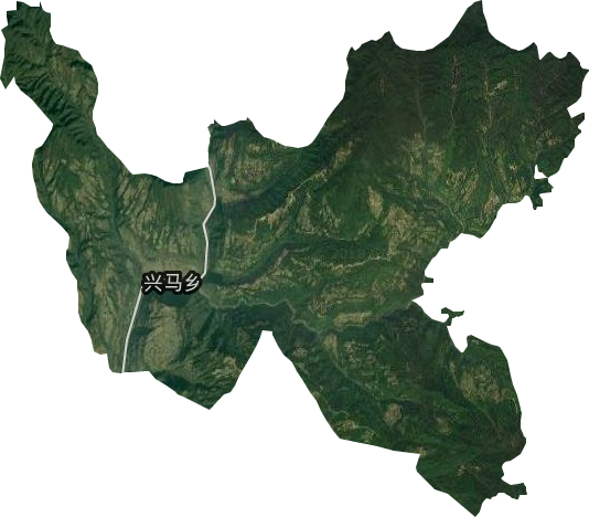 興馬鄉衛星圖
