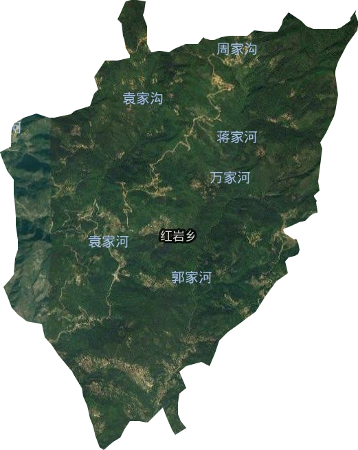 紅巖鄉(xiāng)衛(wèi)星圖