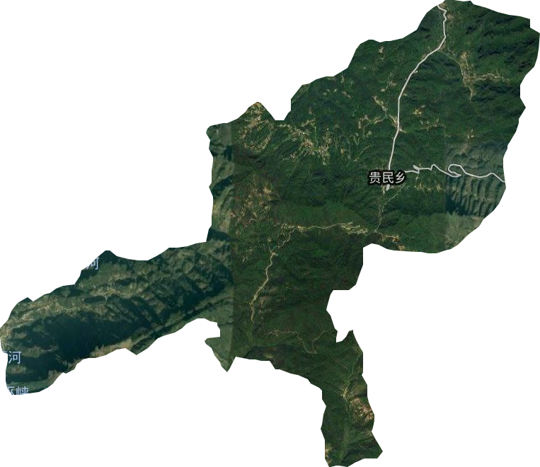 貴民鄉衛星圖