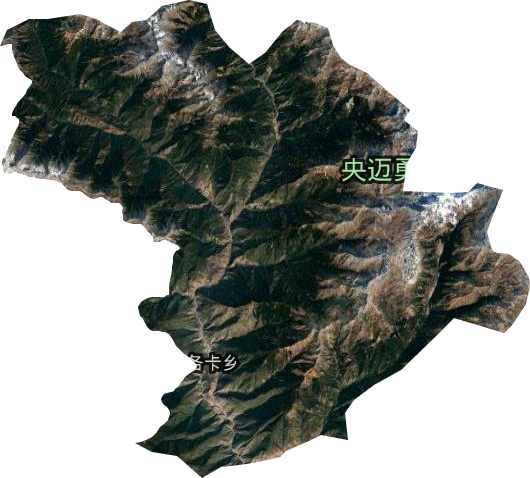 各卡鄉(xiāng)衛(wèi)星圖