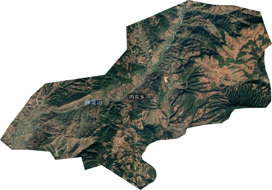 內東鄉衛星圖