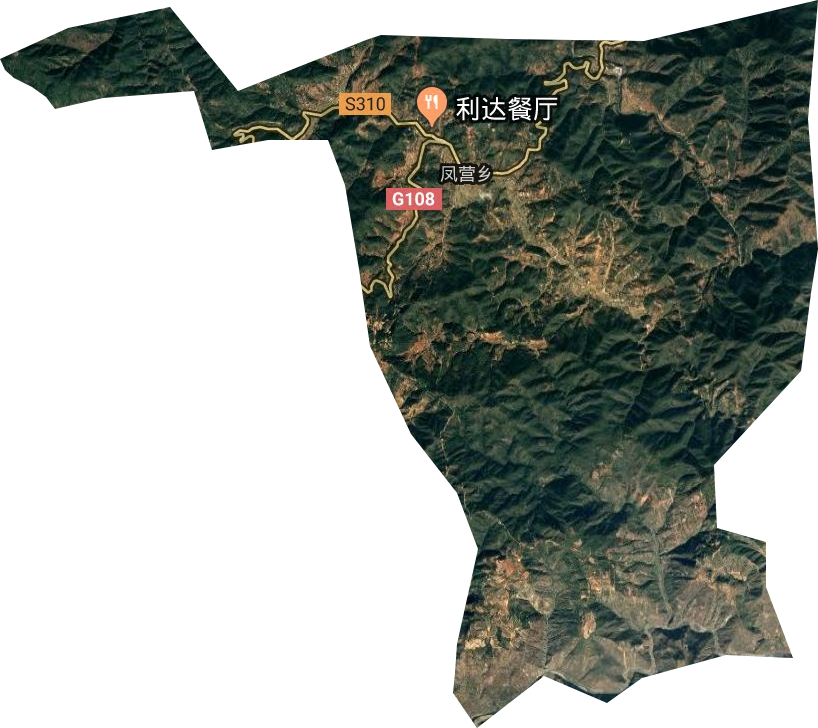 鳳營鄉衛星圖