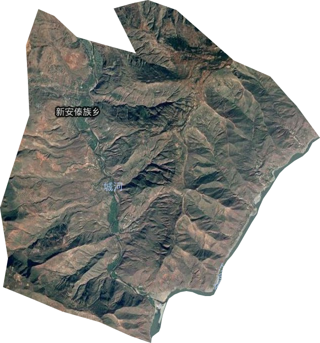 新安傣族鄉衛星圖