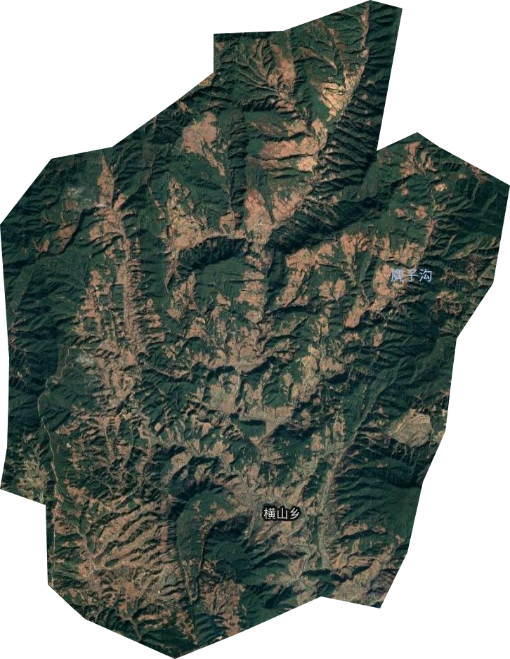 橫山鄉衛星圖
