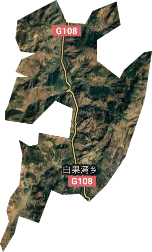 白果灣鄉衛星圖
