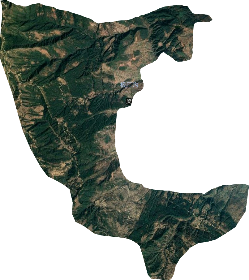 梁子鄉衛星圖