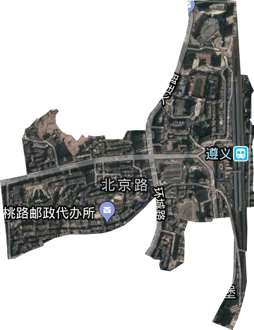 北京路街道衛星圖