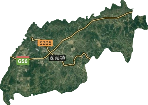 深溪鎮衛星圖