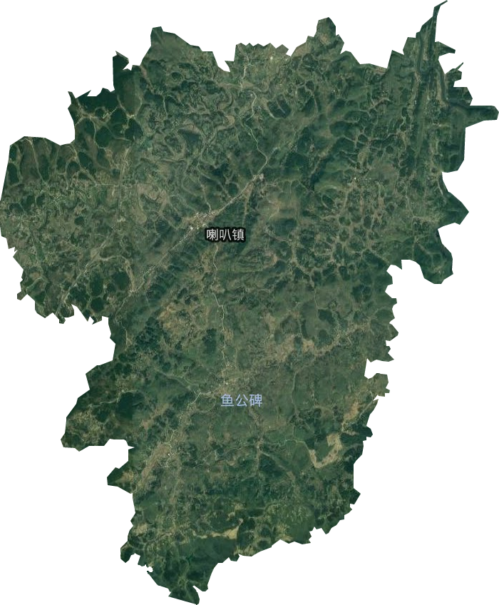 喇叭鎮(zhèn)衛(wèi)星圖