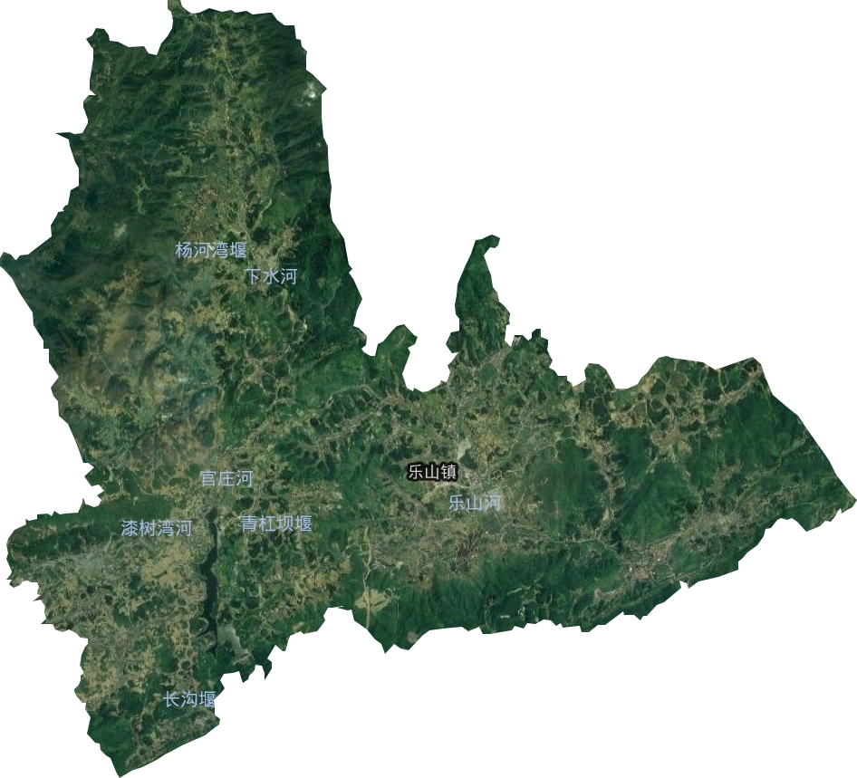 樂山鎮(zhèn)衛(wèi)星圖