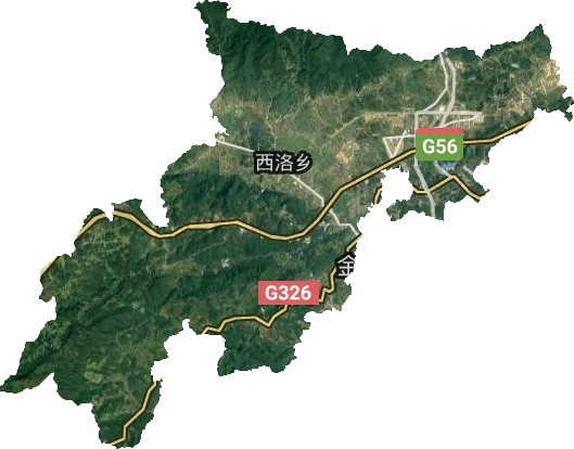 西洛街道衛星圖