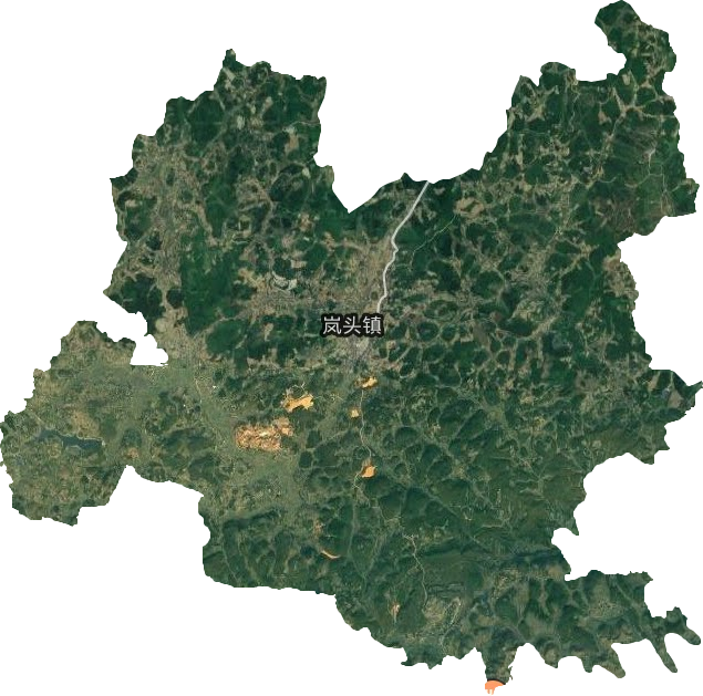 嵐頭鎮(zhèn)衛(wèi)星圖