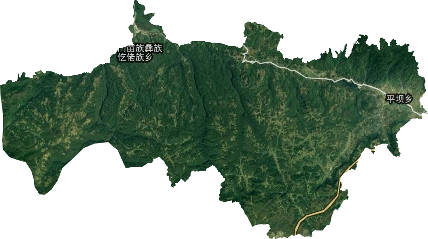 平壩鎮(zhèn)衛(wèi)星圖