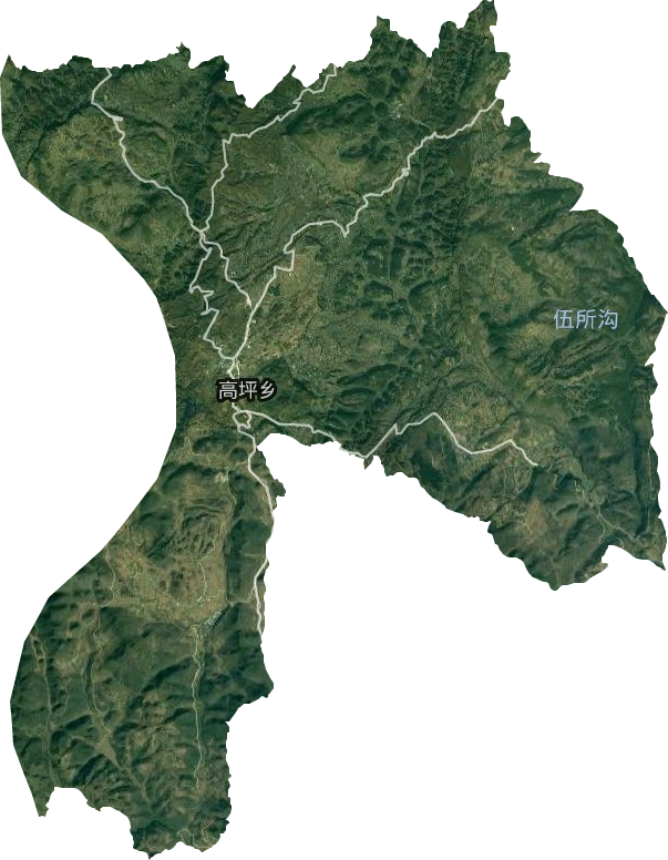 高坪鄉衛星圖