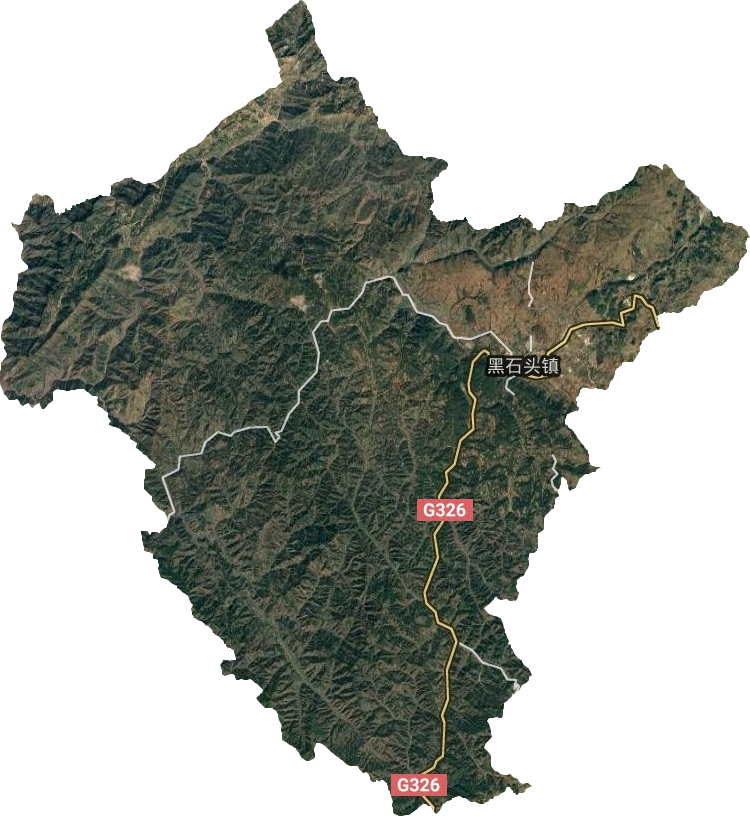 黑石頭鎮衛星圖