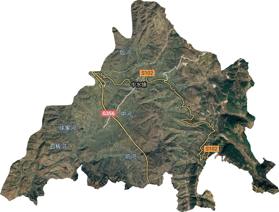 中水鎮衛星圖