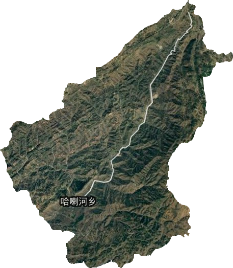 哈喇河鄉(xiāng)衛(wèi)星圖