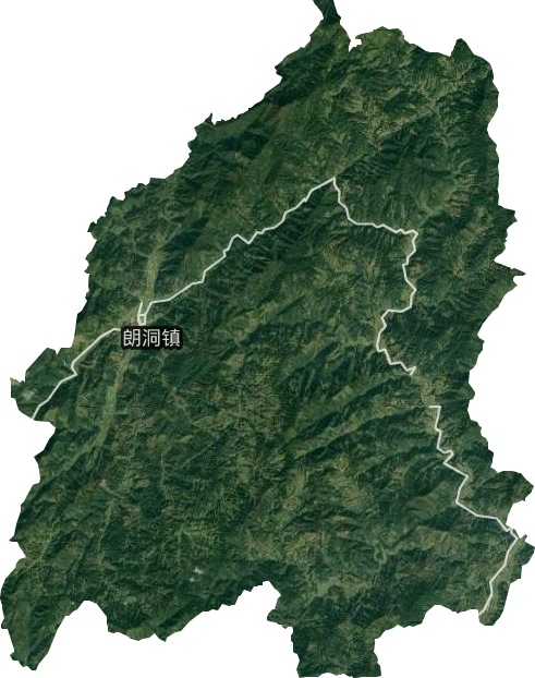 朗洞鎮衛星圖