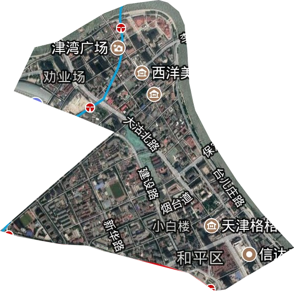 小白樓街道衛(wèi)星圖