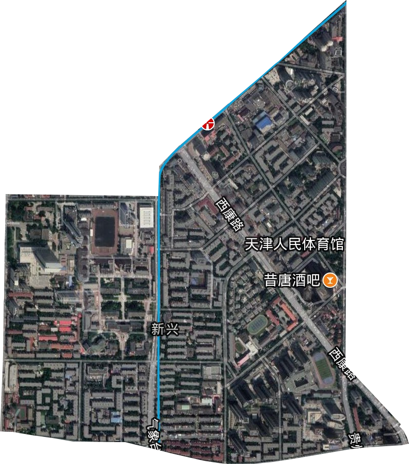 新興街道衛星圖