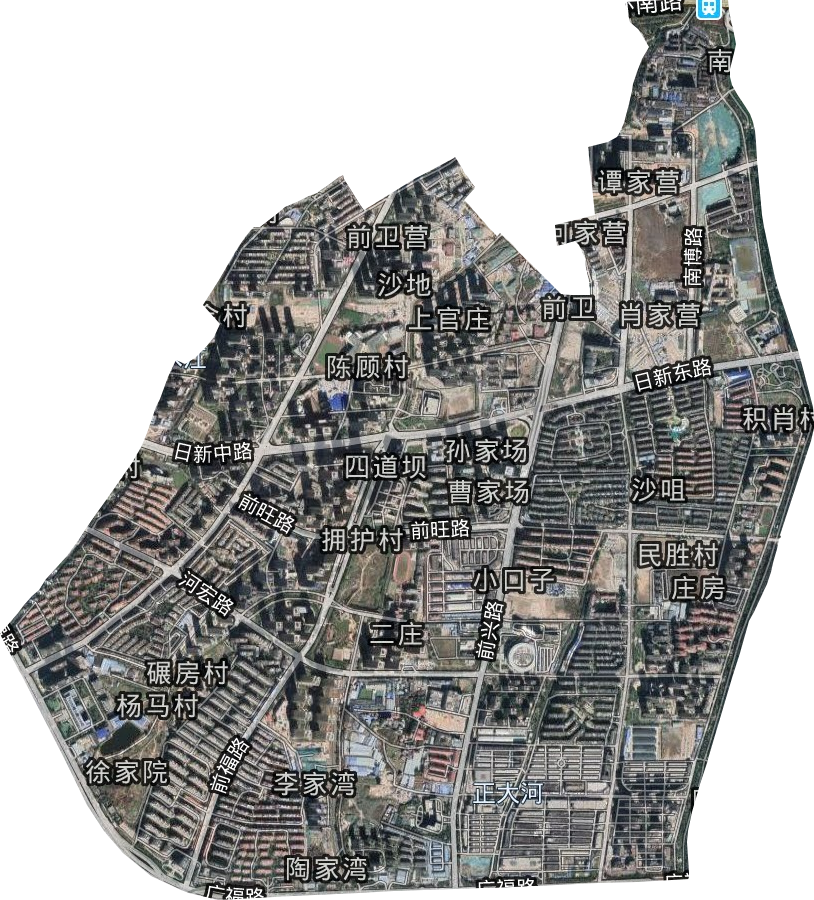前衛街道衛星圖