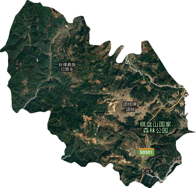 團結街道衛星圖
