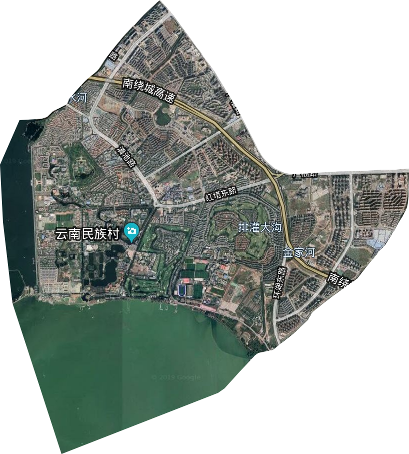 昆明滇池國家旅游度假區衛星圖