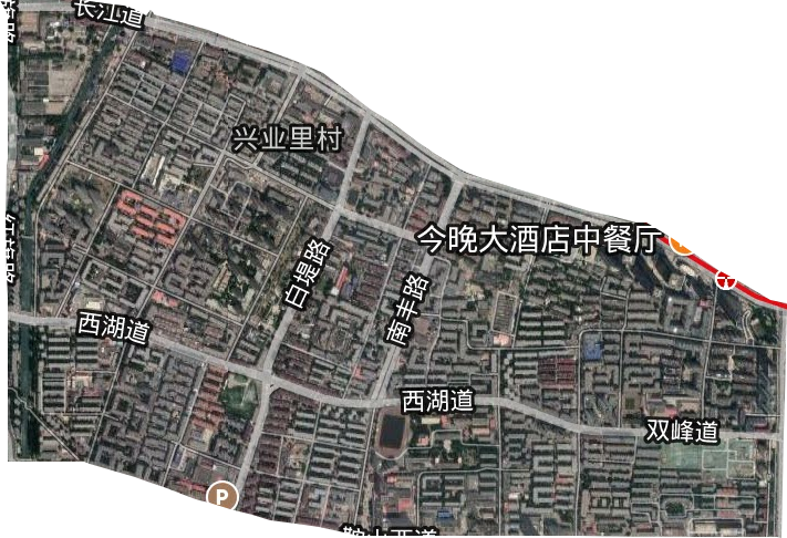萬興街道衛(wèi)星圖