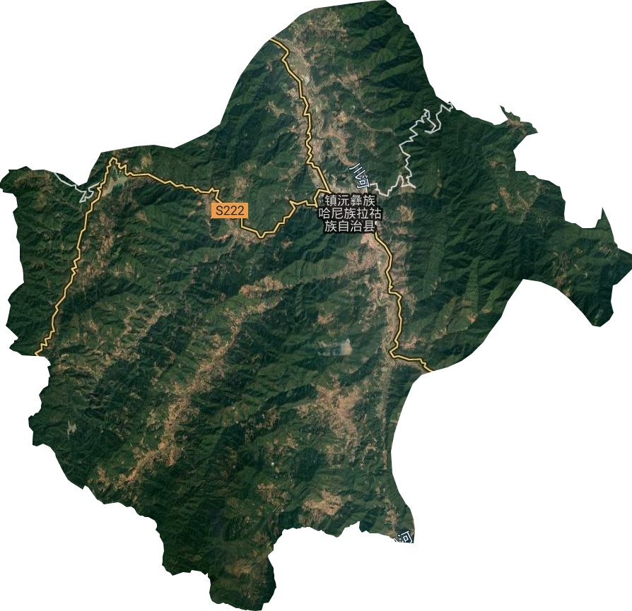 恩樂鎮衛星圖